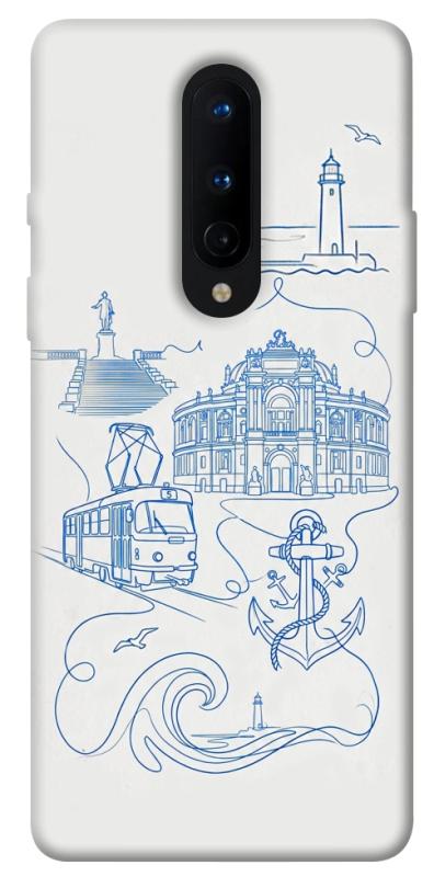 Чехол itsPrint Southern pearl для OnePlus 8, love ukraine, купить оптом с доставкой