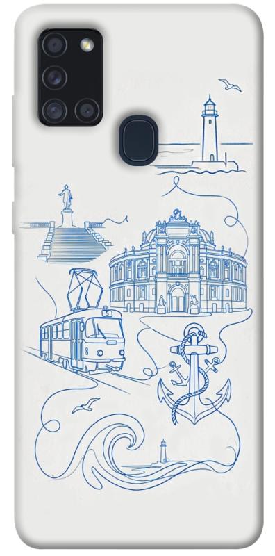 Чохол itsPrint Southern pearl для Samsung Galaxy A21s, love ukraine, купити оптом з доставкою