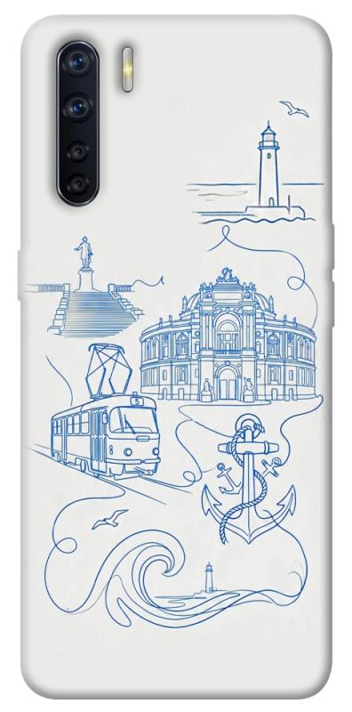 Чехол itsPrint Southern pearl для Oppo A91, love ukraine, купить оптом с доставкой