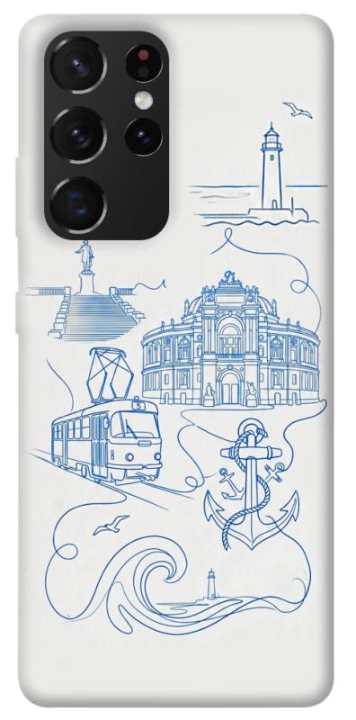 Чехол itsPrint Southern pearl для Samsung Galaxy S21 Ultra, love ukraine, купить оптом с доставкой