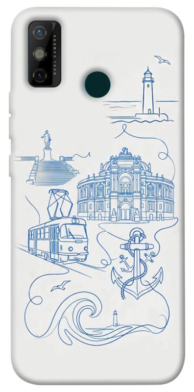 Чохол itsPrint Southern pearl для TECNO Spark 6 Go, love ukraine, купити оптом з доставкою