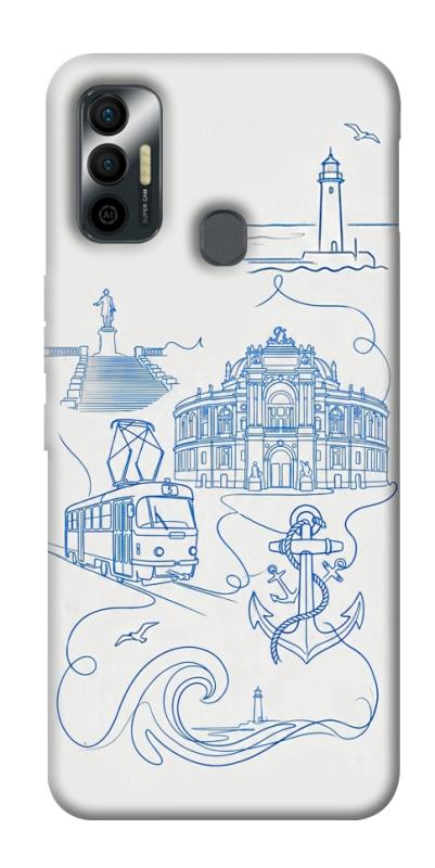 Чохол itsPrint Southern pearl для TECNO Spark 7, love ukraine, купити оптом з доставкою