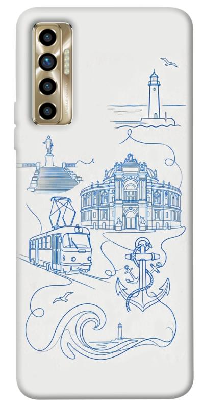 Чохол itsPrint Southern pearl для TECNO Camon 17P, love ukraine, купити оптом з доставкою