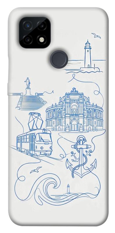 Чехол itsPrint Southern pearl для Realme C21, love ukraine, купить оптом с доставкой