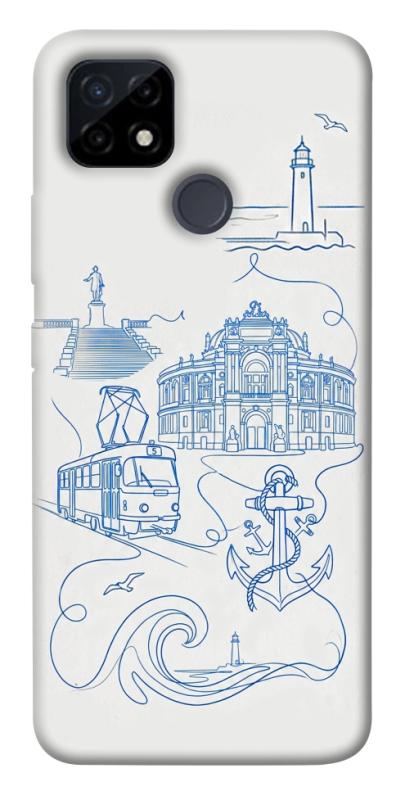 Чехол itsPrint Southern pearl для Realme C21Y, love ukraine, купить оптом с доставкой