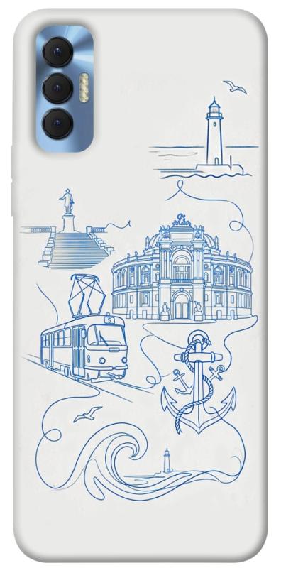 Чехол itsPrint Southern pearl для TECNO Spark 8P, love ukraine, купить оптом с доставкой
