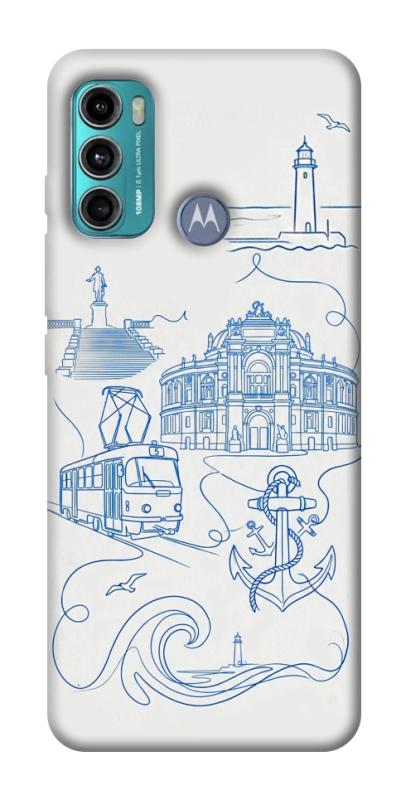 Чехол itsPrint Southern pearl для Motorola Moto G60, love ukraine, купить оптом с доставкой