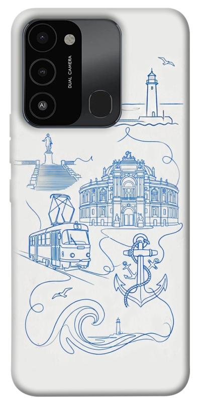 Чохол itsPrint Southern pearl для TECNO Spark 8C, love ukraine, купити оптом з доставкою