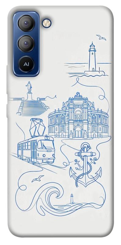Чохол itsPrint Southern pearl для TECNO Pop 5 LTE, love ukraine, купити оптом з доставкою