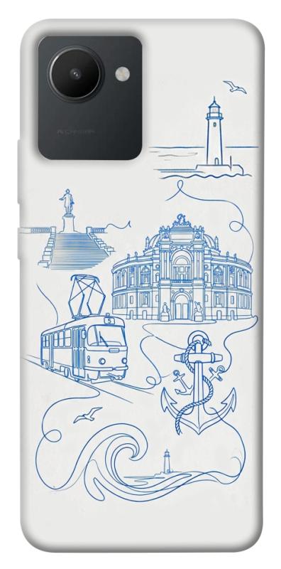 Чехол itsPrint Southern pearl для Realme C30, love ukraine, купить оптом с доставкой