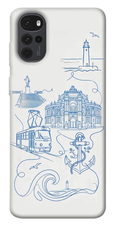 Чехол itsPrint Southern pearl для Motorola Moto G22, love ukraine, купить оптом с доставкой