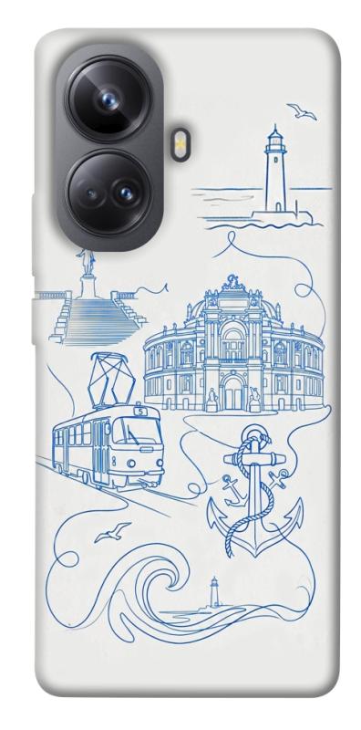 Чохол itsPrint Southern pearl для Realme 10 Pro+, love ukraine, купити оптом з доставкою