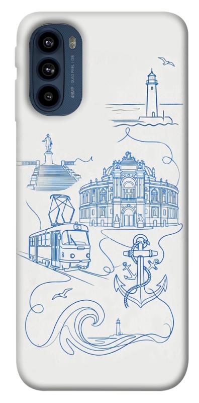 Чехол itsPrint Southern pearl для Motorola Moto G41, love ukraine, купить оптом с доставкой