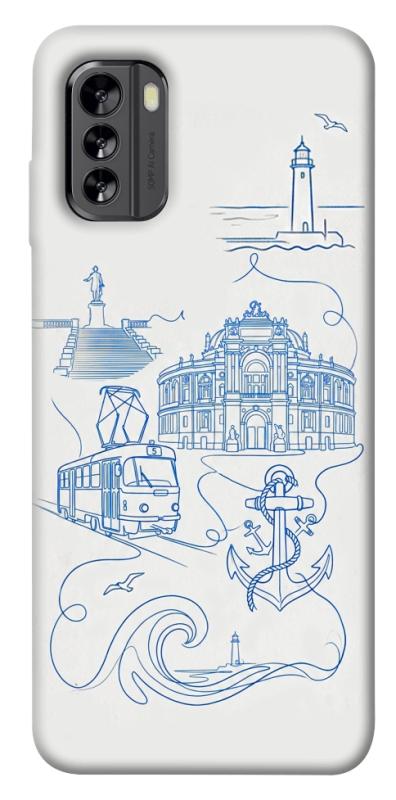 Чохол itsPrint Southern pearl для Nokia G60, love ukraine, купити оптом з доставкою