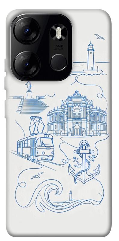Чехол itsPrint Southern pearl для Tecno Spark Go 2023, love ukraine, купить оптом с доставкой