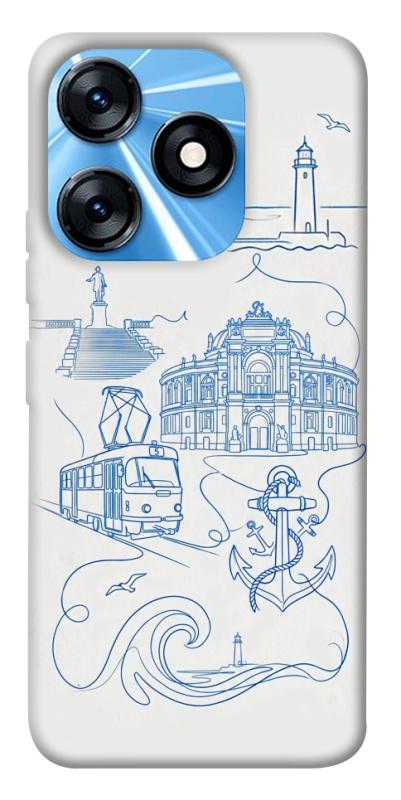 Чохол itsPrint Southern pearl для TECNO Spark 10 Pro, love ukraine, купити оптом з доставкою