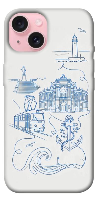 Чохол itsPrint Southern pearl для Apple iPhone 15 (6.1"), love ukraine, купити оптом з доставкою