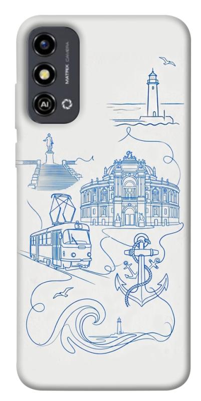 Чохол itsPrint Southern pearl для ZTE Blade A53, love ukraine, купити оптом з доставкою