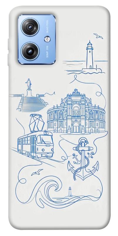 Чехол itsPrint Southern pearl для Motorola Moto G84, love ukraine, купить оптом с доставкой