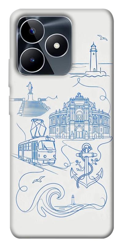 Чохол itsPrint Southern pearl для Realme C53, love ukraine, купити оптом з доставкою