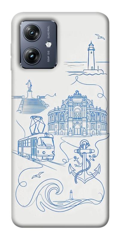 Чохол itsPrint Southern pearl для Motorola Moto G54, love ukraine, купити оптом з доставкою
