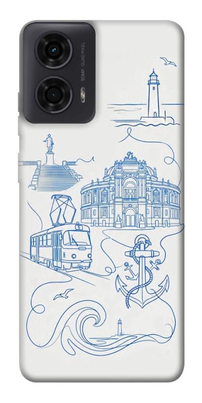 Чехол itsPrint Southern pearl для Motorola Moto G24, love ukraine, купить оптом с доставкой