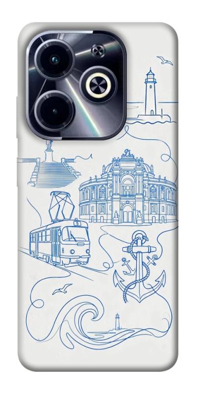 Чехол itsPrint Southern pearl для Infinix Hot 40i, love ukraine, купить оптом с доставкой