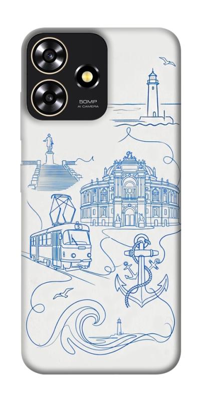 Чохол itsPrint Southern pearl для ZTE Blade A73 4G, love ukraine, купити оптом з доставкою