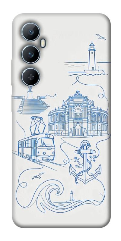 Чехол itsPrint Southern pearl для Realme C65 4G, love ukraine, купить оптом с доставкой
