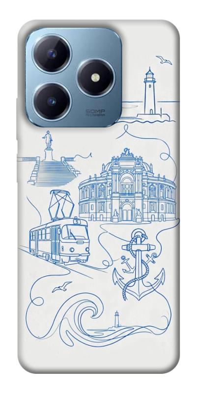 Чохол itsPrint Southern pearl для Realme C63 4G, love ukraine, купити оптом з доставкою