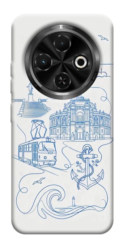 Чохол itsPrint Southern pearl для TECNO Spark 30C, love ukraine, купити оптом з доставкою