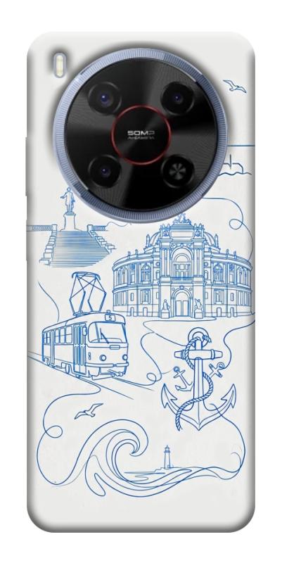 Чохол itsPrint Southern pearl для ZTE Nubia V70 Max, love ukraine, купити оптом з доставкою