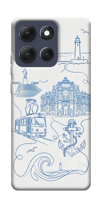 Чохол itsPrint Southern pearl для Motorola Moto G86 Power, love ukraine, купити оптом з доставкою