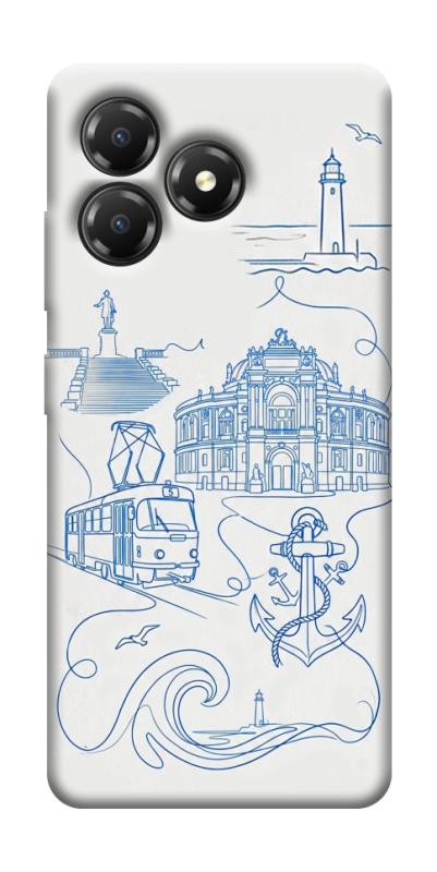 Чохол itsPrint Southern pearl для ZTE Blade A36, love ukraine, купити оптом з доставкою