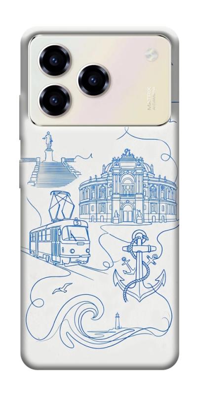 Чохол itsPrint Southern pearl для ZTE Blade A76, love ukraine, купити оптом з доставкою