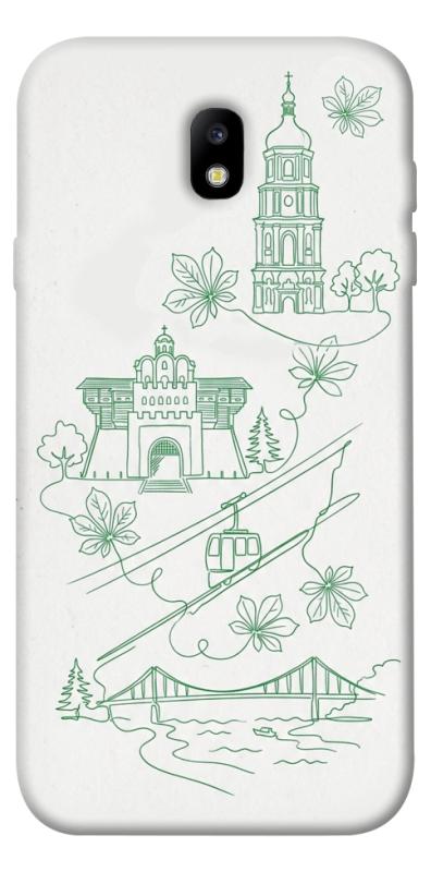 Чохол itsPrint Heart of Kyiv для Samsung J730 Galaxy J7 (2017), love ukraine, купити оптом з доставкою