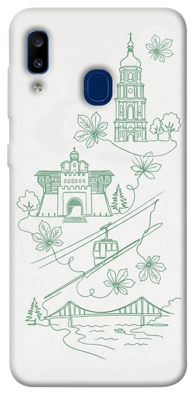 Чохол itsPrint Heart of Kyiv для Samsung Galaxy A20 / A30, love ukraine, купити оптом з доставкою