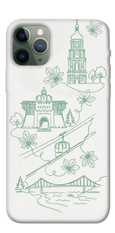 Чехол itsPrint Heart of Kyiv для Apple iPhone 11 Pro (5.8"), love ukraine, купить оптом с доставкой