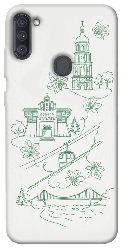 Чохол itsPrint Heart of Kyiv для Samsung Galaxy A11, love ukraine, купити оптом з доставкою