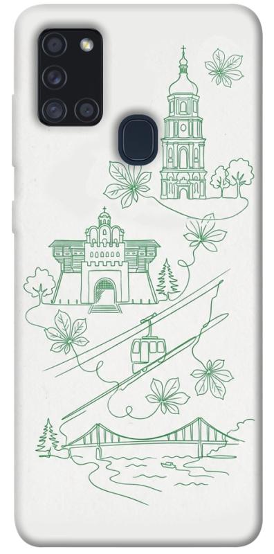 Чохол itsPrint Heart of Kyiv для Samsung Galaxy A21s, love ukraine, купити оптом з доставкою