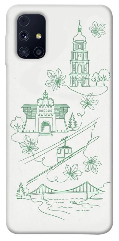 Чохол itsPrint Heart of Kyiv для Samsung Galaxy M31s, love ukraine, купити оптом з доставкою