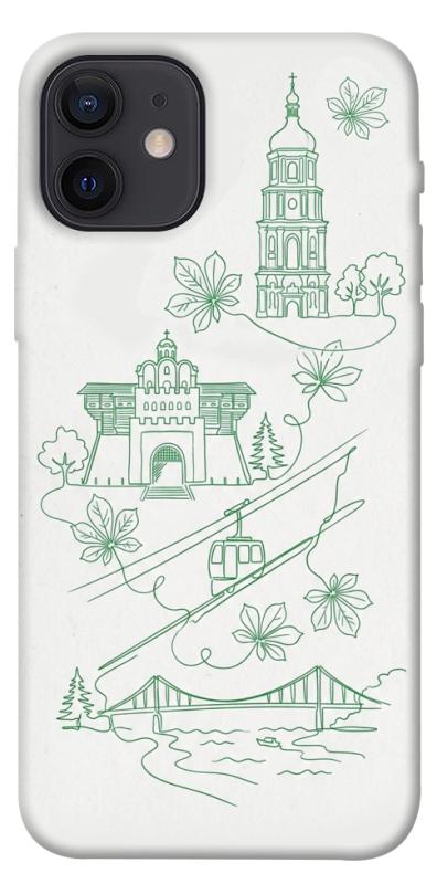 Чохол itsPrint Heart of Kyiv для Apple iPhone 12 Pro (6.1"), love ukraine, купити оптом з доставкою