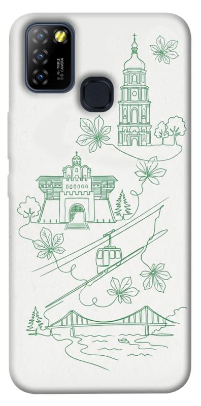 Чехол itsPrint Heart of Kyiv для Infinix Hot 10 Lite, love ukraine, купить оптом с доставкой