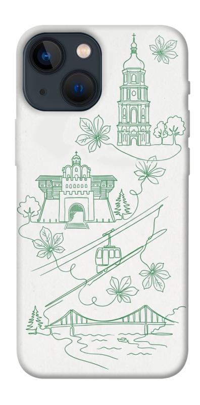 Чехол itsPrint Heart of Kyiv для Apple iPhone 13 mini (5.4"), love ukraine, купить оптом с доставкой