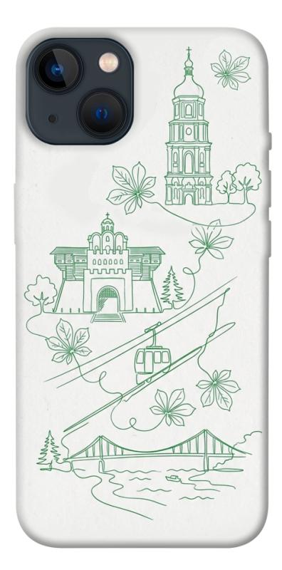 Чохол itsPrint Heart of Kyiv для Apple iPhone 13 (6.1"), love ukraine, купити оптом з доставкою