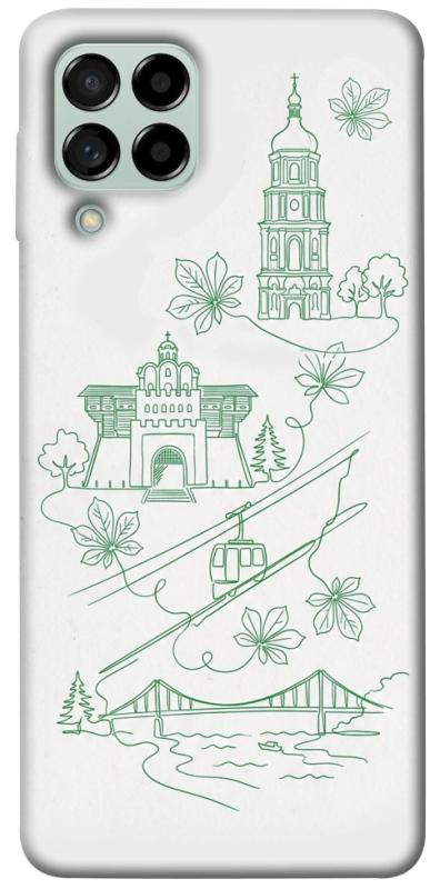 Чехол itsPrint Heart of Kyiv для Samsung Galaxy M53 5G, love ukraine, купить оптом с доставкой