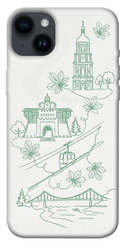 Чохол itsPrint Heart of Kyiv для Apple iPhone 14 Plus (6.7"), love ukraine, купити оптом з доставкою