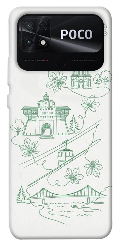 Чехол itsPrint Heart of Kyiv для Xiaomi Poco C40, love ukraine, купить оптом с доставкой