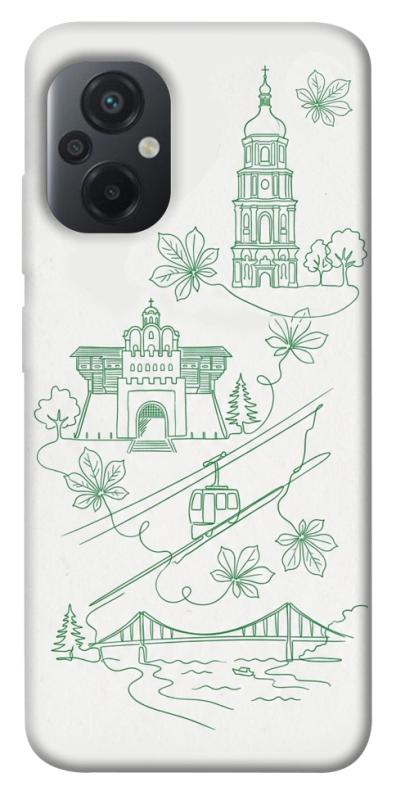 Чехол itsPrint Heart of Kyiv для Xiaomi Poco M5, love ukraine, купить оптом с доставкой