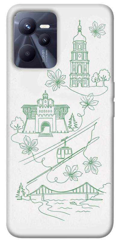 Чехол itsPrint Heart of Kyiv для Realme C35, love ukraine, купить оптом с доставкой
